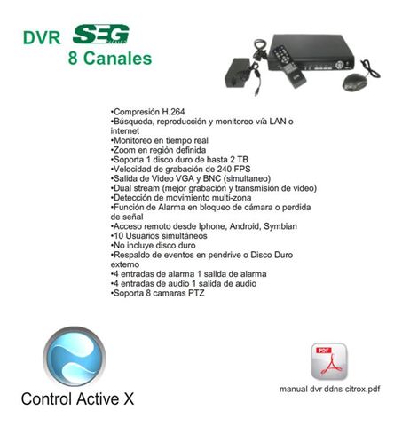 DVR 8 CANALES
