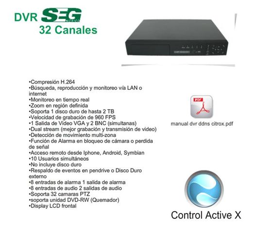 DVR 32 CANALES